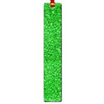 Sparkling Glitter Neon Green Large Book Marks Front