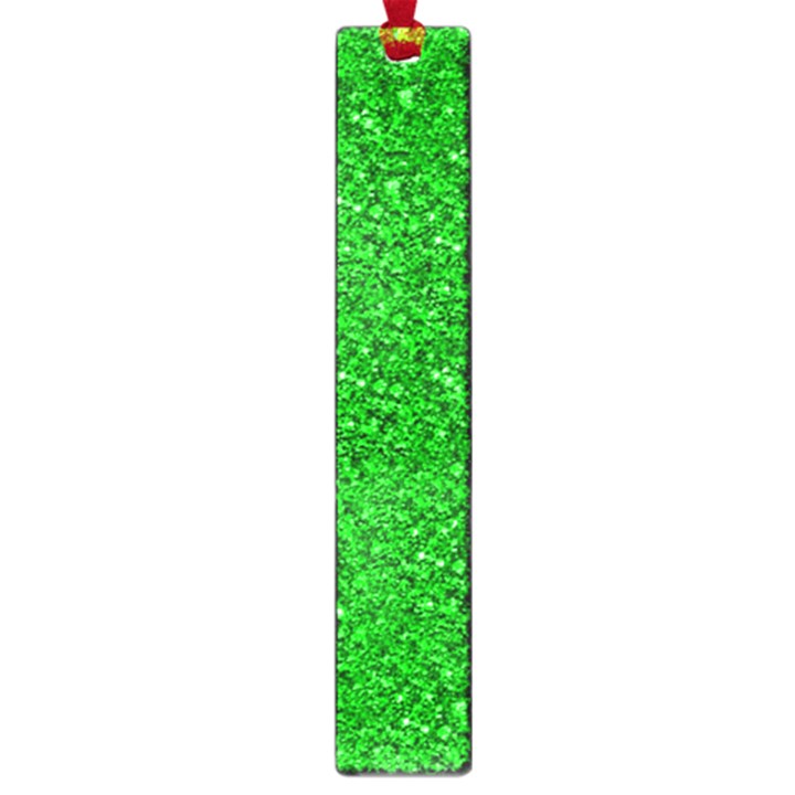 Sparkling Glitter Neon Green Large Book Marks