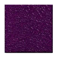 Sparkling Glitter Plum Tile Coasters by ImpressiveMoments