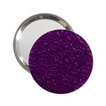 Sparkling Glitter Plum 2.25  Handbag Mirrors Front