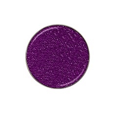 Sparkling Glitter Plum Hat Clip Ball Marker (4 Pack)