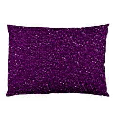 Sparkling Glitter Plum Pillow Cases