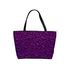 Sparkling Glitter Plum Shoulder Handbags