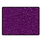 Sparkling Glitter Plum Fleece Blanket (Small) 50 x40  Blanket Front