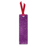 Sparkling Glitter Plum Small Book Marks Front