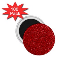 Sparkling Glitter Red 1 75  Magnets (100 Pack) 