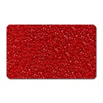 Sparkling Glitter Red Magnet (Rectangular) Front