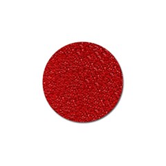 Sparkling Glitter Red Golf Ball Marker