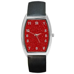 Sparkling Glitter Red Barrel Metal Watches by ImpressiveMoments