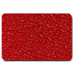 Sparkling Glitter Red Large Doormat  30 x20  Door Mat