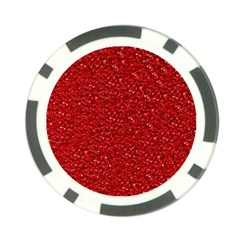 Sparkling Glitter Red Poker Chip Card Guards