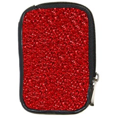 Sparkling Glitter Red Compact Camera Cases