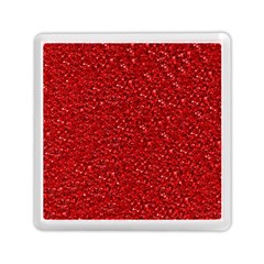 Sparkling Glitter Red Memory Card Reader (square) 