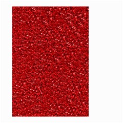 Sparkling Glitter Red Small Garden Flag (two Sides)