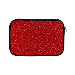 Sparkling Glitter Red Apple Ipad Mini Zipper Cases by ImpressiveMoments