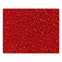 Sparkling Glitter Red Double Sided Flano Blanket (large)  by ImpressiveMoments