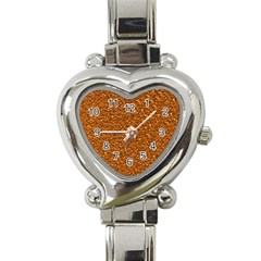 Sparkling Glitter Terra Heart Italian Charm Watch