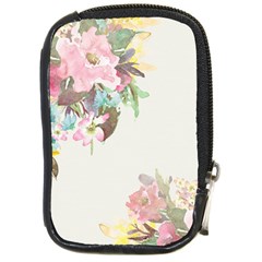 Vintage Watercolor Floral Compact Camera Cases