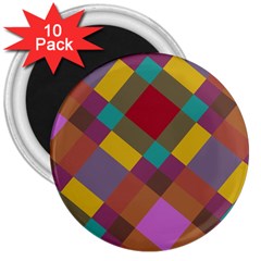 Shapes Pattern 3  Magnet (10 Pack)