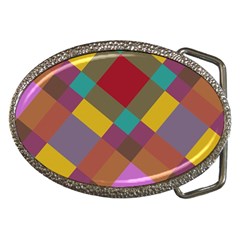 Shapes Pattern Belt Buckle