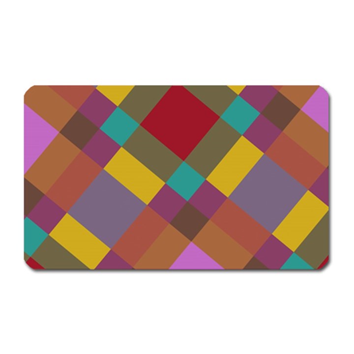 Shapes pattern Magnet (Rectangular)