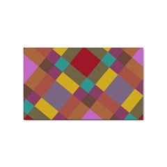 Shapes Pattern Sticker Rectangular (100 Pack)