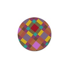 Shapes Pattern Golf Ball Marker