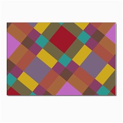 Shapes Pattern Postcard 4 x 6  (pkg Of 10)