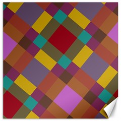 Shapes Pattern Canvas 16  X 16 