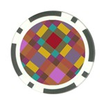 Shapes pattern Poker Chip Card Guard Front