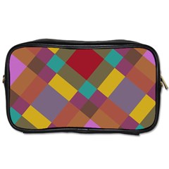 Shapes Pattern Toiletries Bag (one Side) by LalyLauraFLM