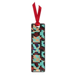 Distorted Shapes In Retro Colors Small Book Mark