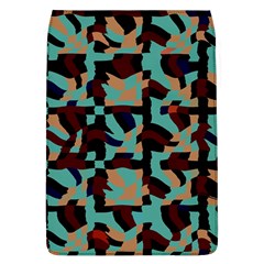 Distorted Shapes In Retro Colors Removable Flap Cover (l)