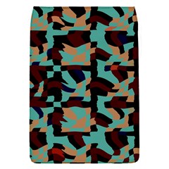 Distorted Shapes In Retro Colors Removable Flap Cover (s)