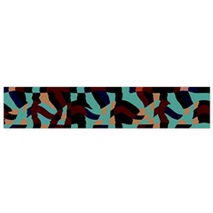 Distorted Shapes In Retro Colors Flano Scarf by LalyLauraFLM