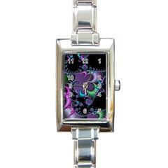 Fractal Dream Rectangle Italian Charm Watches