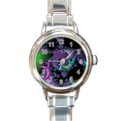 Fractal Dream Round Italian Charm Watches