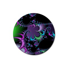 Fractal Dream Rubber Coaster (round)  by ImpressiveMoments