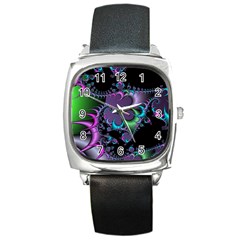 Fractal Dream Square Metal Watches