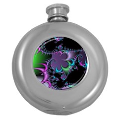 Fractal Dream Round Hip Flask (5 Oz)