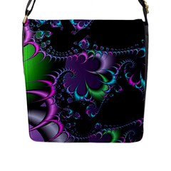 Fractal Dream Flap Messenger Bag (l) 