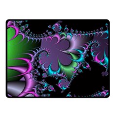 Fractal Dream Double Sided Fleece Blanket (small) 