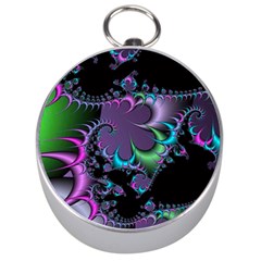 Fractal Dream Silver Compasses