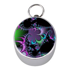 Fractal Dream Mini Silver Compasses