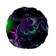 Fractal Dream Standard 15  Premium Flano Round Cushions