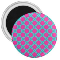 Cute Pretty Elegant Pattern 3  Magnets