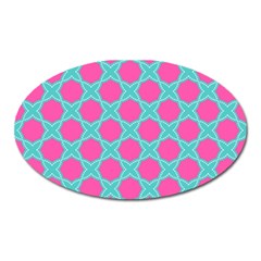 Cute Pretty Elegant Pattern Oval Magnet