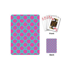 Cute Pretty Elegant Pattern Playing Cards (mini) 