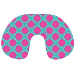 Cute Pretty Elegant Pattern Travel Neck Pillows Back