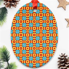 Cute Pretty Elegant Pattern Ornament (oval) 